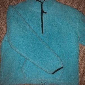 Fuzzy Quarter-zip Teddy
